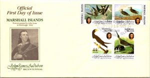 Marshall Islands, Worldwide First Day Cover, Art, Birds