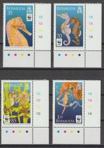 BERMUDA 2010 WWF  SG 1065/8 MNH