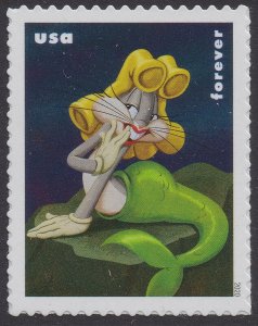 US 5499 Bugs Bunny Mermaid F single MNH 2020