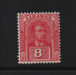 Sarawak 1922 SG68 8 cents mounted mint