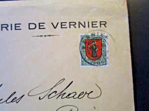 Switzerland 1924 Pro Juventute Official Canton Geneve Cover - Z5128
