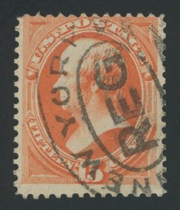 USA 189 - 15 cent Webster on Soft Porous Paper - Fine Used with NY Reg cancel