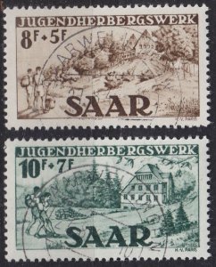 GERMANY Saar [1949] MiNr 0262-63 ( O/used ) [02]