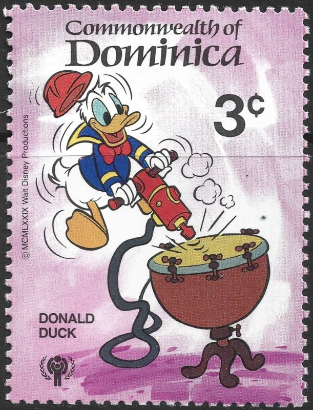 Dominica #647  MNH - Disney Music Instrument Tympani (1979)