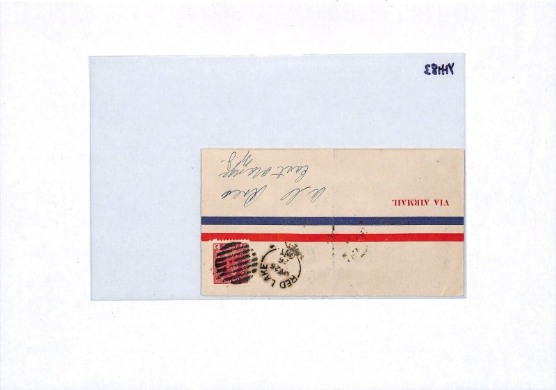 CANADA Air Mail Cover 1926 ELLIOT-FAIRCHILDS AIR SERVICE Red Lake Ontario YH183