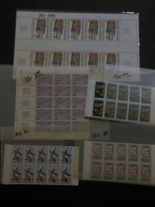 FRENCH ANDORRA : Very clean grouping of all VF MNH Cplt sets. Scott Cat