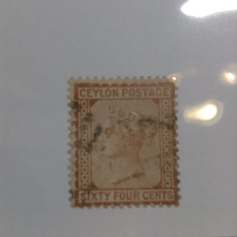 Ceylon  # 72  Used