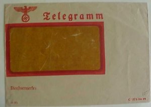 GERMANY TELEGRAM COVER MINT ( 1940)