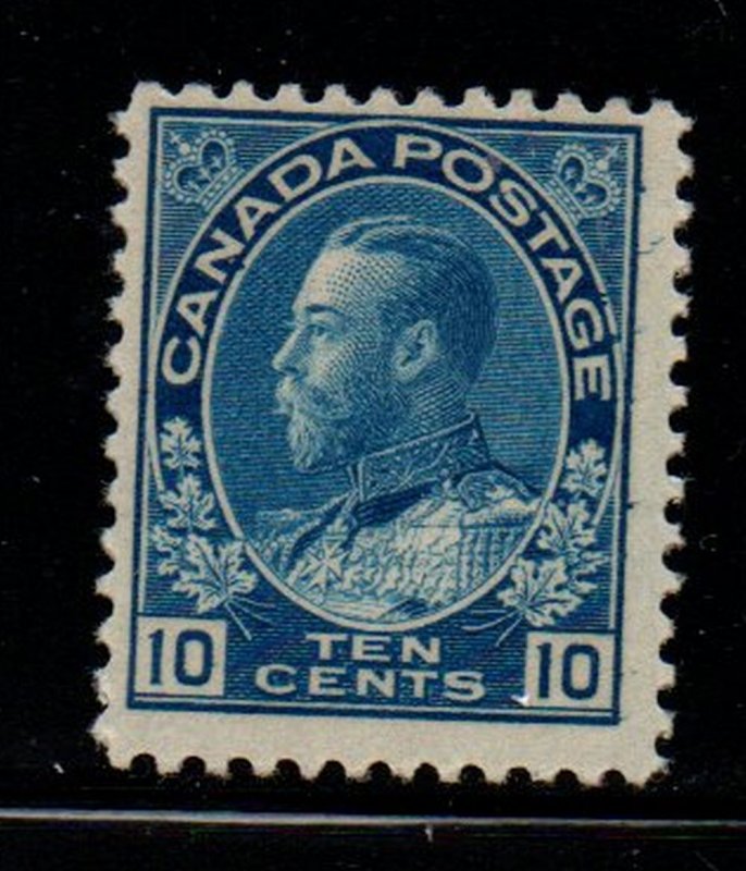 Canada Sc 117 1922 10 c blue G V Admiral issue stamp mint NH