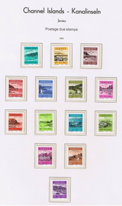 Jersey #J1-J46  MNH OG   Postage Due Complete