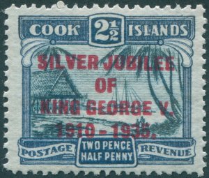 Cook Islands 1935 2½d dull & deep blue Jubilee SG114 unused