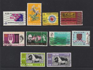 Hong Kong a small used lot of decent QE2 commems