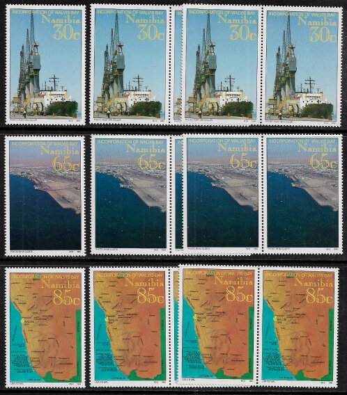 Namibia #759-61 MNH Set - Walvis Bay - Wholesale X 5