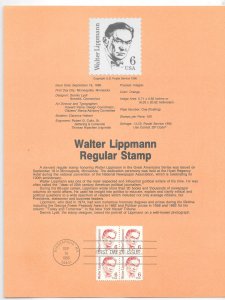 #1849 FDC Souvenir Page (12529)