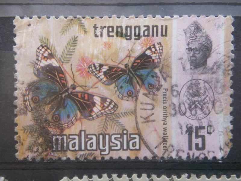 TRENGGANU, 1971, used 15c, Butterfly Scott 101