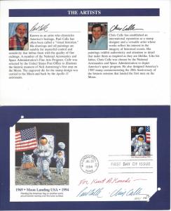 United States, 2841, Moon Landing Fleetwood Signed FDC, **Used**
