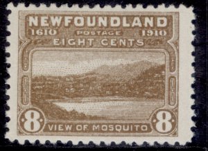 Canada-Newfoundland GV SG101, 8c Bistre-Brown, M perfect condition. cat-