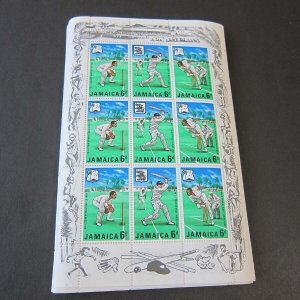 Jamaica 1968 Cricket Sc 260a (total 50 Sheets) MNH