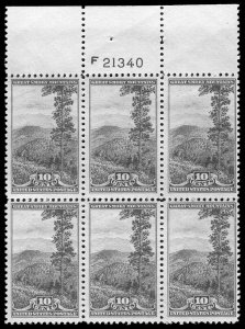 USA 749 Mint (NH) Plate Block of 6