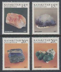 Kazakhstan 1997 MNH Stamps Scott 203-206 Minerals