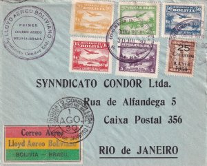 1930, 1st Flt., La Paz, Bolivia to Rio de Janeiro, Brazil, See Remark (46509)