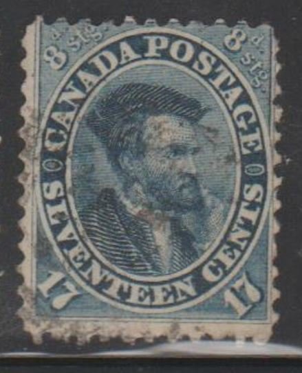 Canada Scott #19a Stamp - Used Single