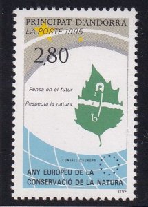 Andorra French #446 MNH 1995  nature conservation year