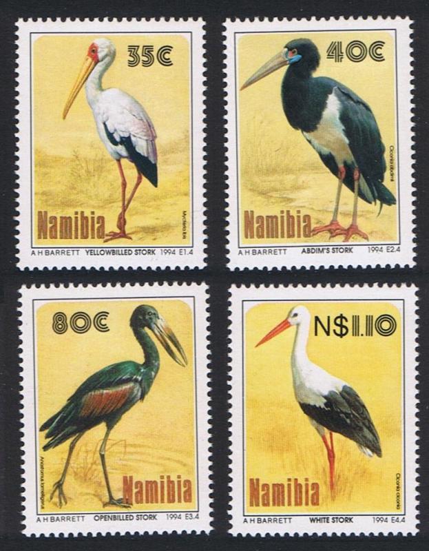 Namibia Storks Birds 4v 1994 MNH SC#766-769 SG#649-652 MI#776-779