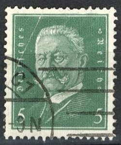 GERMANY #368, USED FOLD FAULT - 1928 - GER221