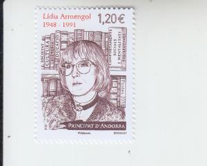 2018 Fr Andorra Lidia Armengol Politician (Scott 797 MNH