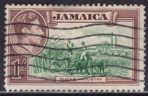 Jamaica 125 USED 1938 Sugar Industry 1'-
