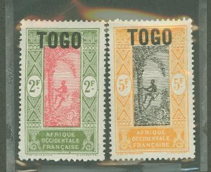 Togo #208-209 Unused Single