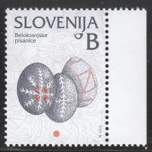 Slovenia: 2002 'B' rate definitive, Easter Eggs MNH