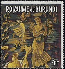 BURUNDI   # 158c MNH SINGLE FROM SOUVENIR SHEET (1)
