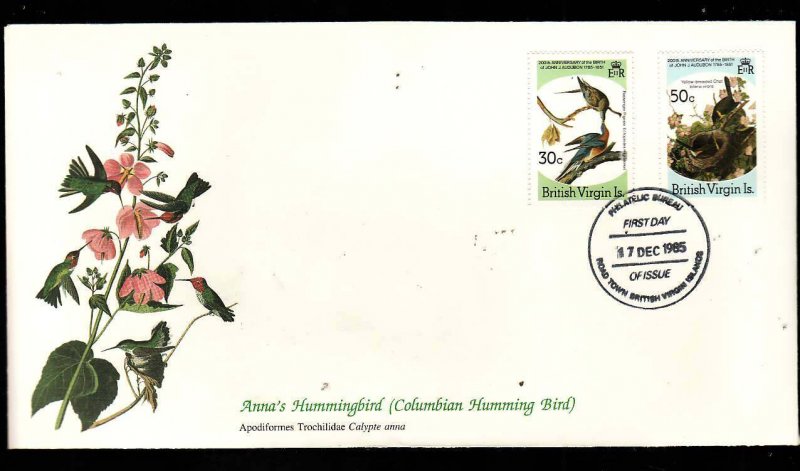 Audubon's Birds of the World #165b-Virgin Is.-Anna's Hummingbird-Pa...