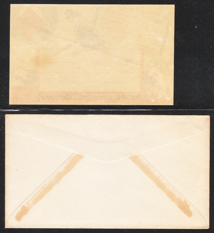 Railway Express Christmas label and envelope – 30’s or 40’s