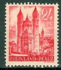 Germany - French Occupation - Rhine Palatinate - Scott 6N8 (SP)