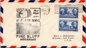 FFC 1949 Airmail RT AM #8 - Pine Bluff, Ark to Memphis, Tenn - F61695