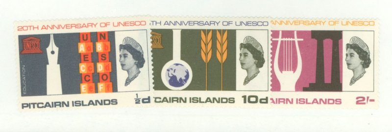 Pitcairn Islands #64-66 Unused Single (Complete Set)