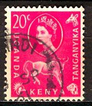 Kenya Uganda & Tanzania; 1960: Sc. # 123: O/Used Single Stamp