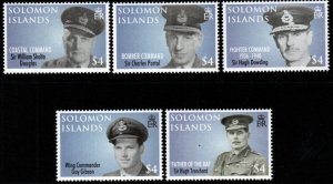 SOLOMON ISLANDS SG1232/6 2008 90th ANNIV OF RAF MNH