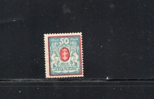 DANZIG #106 50m COAT OF ARMS MINT VF NH