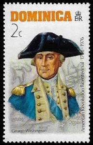 Dominica #474 MNH; 2c George Washington - Revolutionary war (1976)