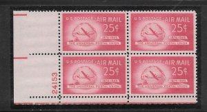 #C44 MNH Plate Block