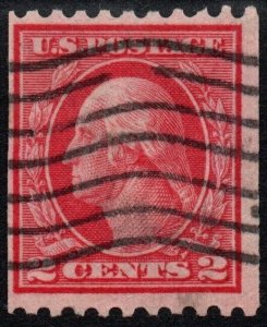 U.S. #449 Used F-VF w/ Crowe Certificate