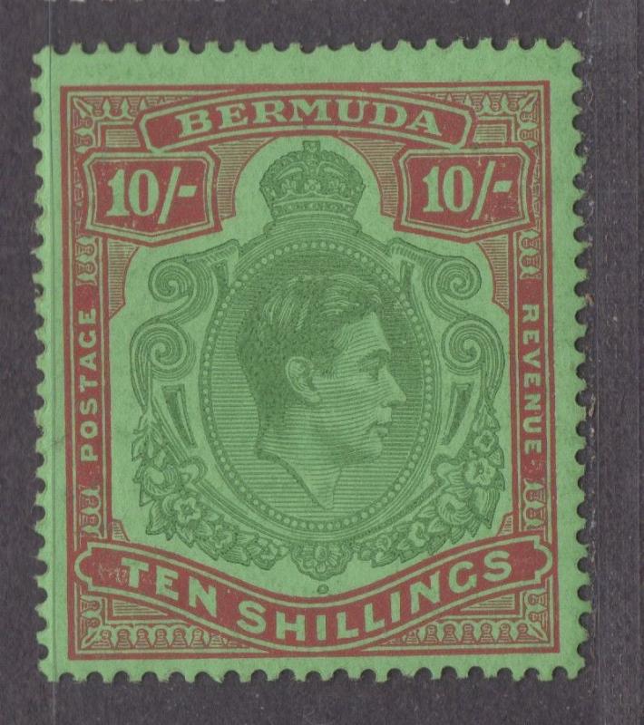 **Bermuda, SC# 126b, Perf 14, MNH, VF Single Stamp, CV $400.00 