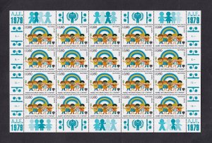 United Nations Geneva  #84-85  MNH  1979  year of the child in sheets