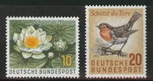 Germany Scott 773-774 MNH** 1957 stamp set CV$0.90