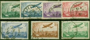 France 1936 Air Set of 7 SG534-540 Fine Used