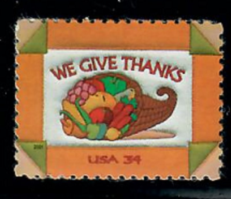 3546 Thanksgiving MNH single